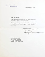 president, Truman “harry truman” "president truman", "president harry s truman", "harry s truman", "washington dc", correspondence, washington, "truman letters" "stephen brod"