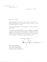 "stephen Brod" tailor suits "white house", letter, letters, president, Truman “harry truman” "president truman", "president harry s truman", "harry s truman" chrisandersonimaging "christopher anderson