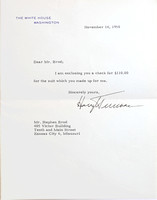 letter, letters, president, Truman “harry truman” "president truman", "president harry s truman", "harry s truman", "washington dc", correspondence, washington, "truman letters" "stephen brod"