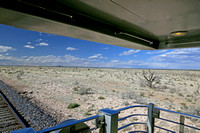 Railroad Caboose View